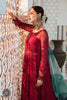 MARIA.B Luxury Chiffon Eid Collection – MPC-21-102-Cherry red with Shades of Teal