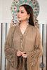 MARIA.B Luxury Chiffon Eid Collection 2022 – MPC-21-105-Coffee