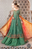 MARIA.B Luxury Chiffon Eid Collection – MPC-21-108-Sea Green and Fuchsia Pink