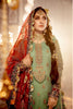 MARIA.B. MBroidered Wedding Collection – Coral in Sea green (BD-2303)