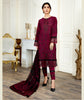Zarif Festive Eid Lawn Collection – DARK RUBY