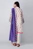 Khaadi Embroidered 2 Piece Suit · Kameez Dupatta – MB21123 Cream