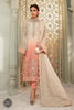 MARIA.B Luxury Chiffon Collection – MPC-22-208-Cream and Coral Pink