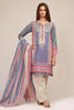 Khaadi The Tale of Spring Lawn Collection 2019 – MR19102 Blue 2Pc