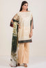 AlKaram Cambric Collection 2018 – 3 Piece Plain with Chiffon Printed Dupatta – MS-03-18-Yellow