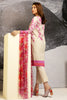 AlKaram Cambric Collection 2018 – 3 Piece Plain with Chiffon Printed Dupatta – MS-13-18-Pink