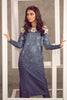 AlKaram Mid Summer Infinite Collection – 1 Piece Embroidered Denim Shirt - MS-23-19-Blue