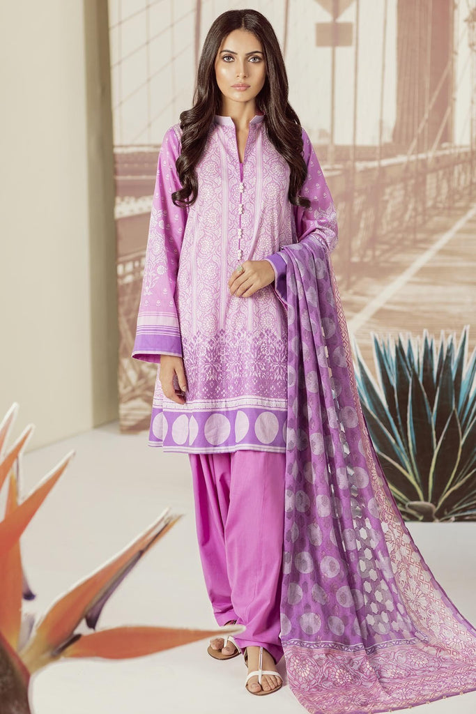 AlKaram Cambric Collection 2018 – 3 Piece Embroidered – MS-8.1-18-Pink