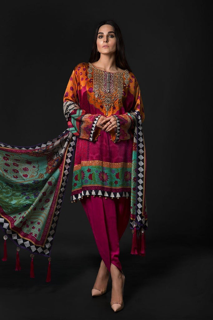 MARIA.B. Silk Collection 2018 – MSK-03-Fuschia Pink