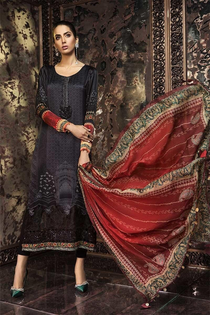 MARIA.B. Silk Collection 2019 – MSK-204-Black and Red