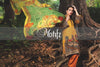 Motifz Embroidered Crinkle Chiffon Collection '16 – Mari Gold 1266 - YourLibaas
 - 2