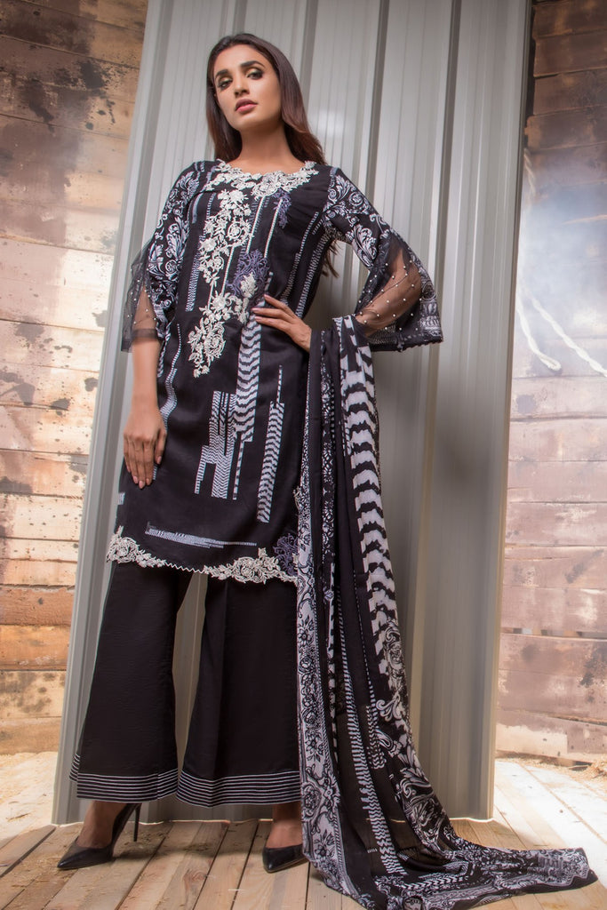 Firdous Noir - Limited Edition Lawn Collection – N05