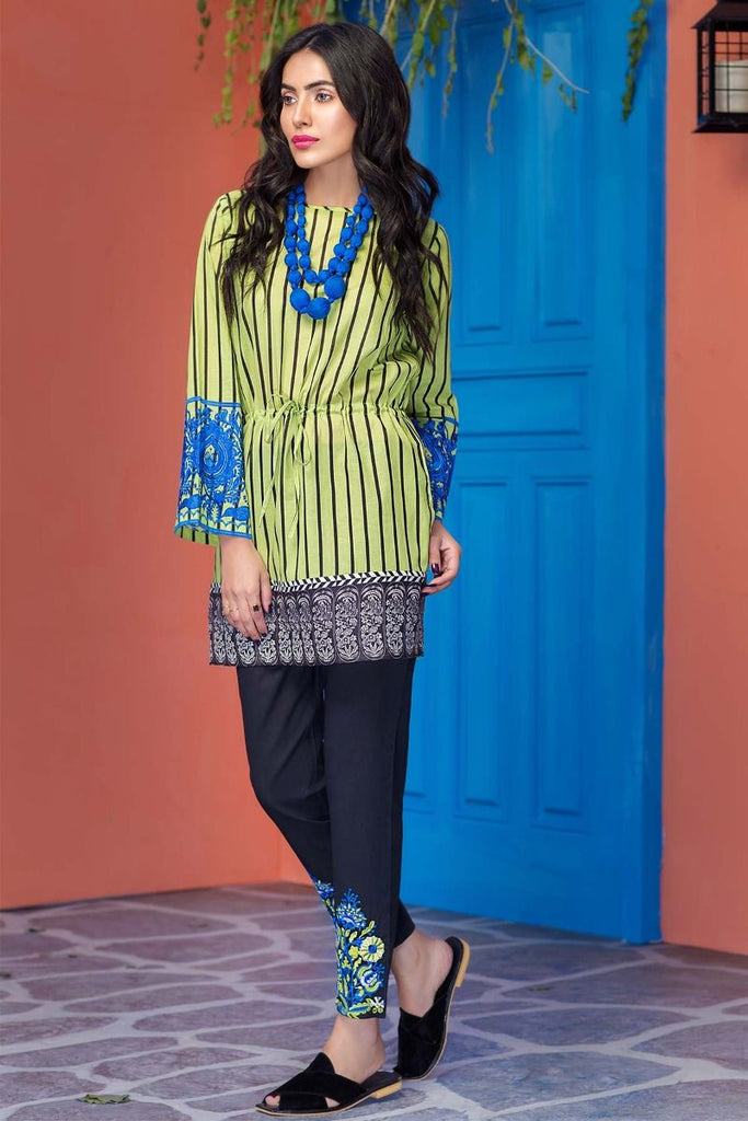 Khaadi Tropical Escape Lawn Collection 2018 – N18105 Green 2Pc