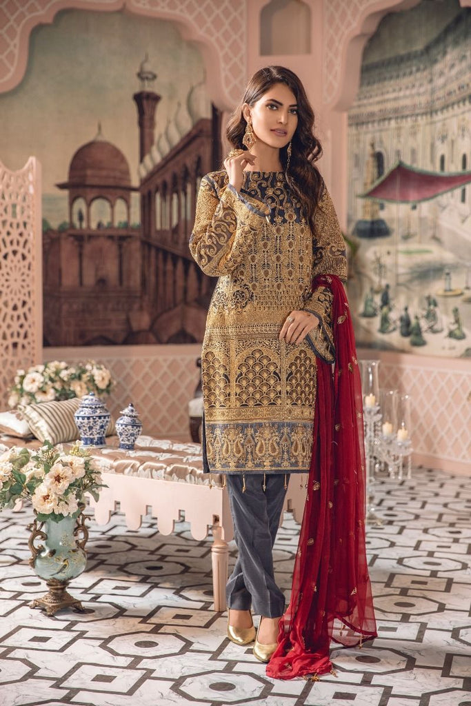 Freesia by Maryum N Maria Chiffon Collection 2019 – Amaryllis (FE-03)