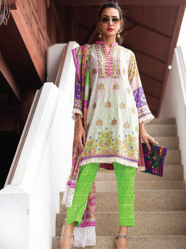 Rehaab Lawn Collection '16 – Fascinating Pearl RJ-160041 - YourLibaas
 - 1