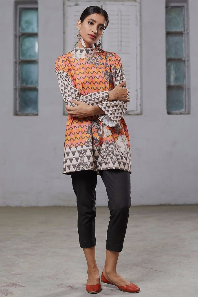 Khaadi Winter Collection 2017 – PVJ17601 Orange 2Pc