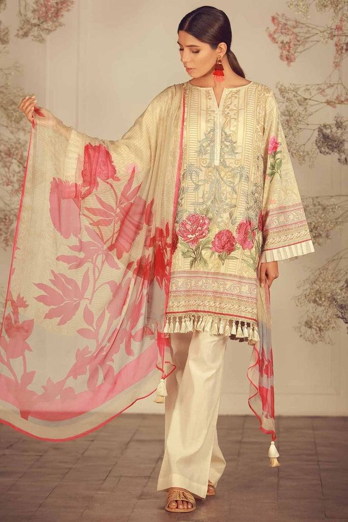 Khaadi Summer Lawn Collection 2018 Vol-2 – R18203 Beige