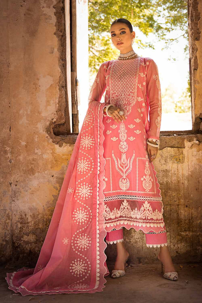 Gul Ahmed Festive – 3PC Foil Embroidered Paper Cotton Suit with Foil Embroidered Paper Cotton Dupatta FE-32086