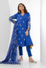 Khaadi Mid Summer Lawn Collection 2018 – S18301 Blue 3Pc