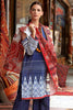 Gul Ahmed Craft Winter Collection 2018 – Blue 3 PC Digital Printed Khaddar Suit K-36