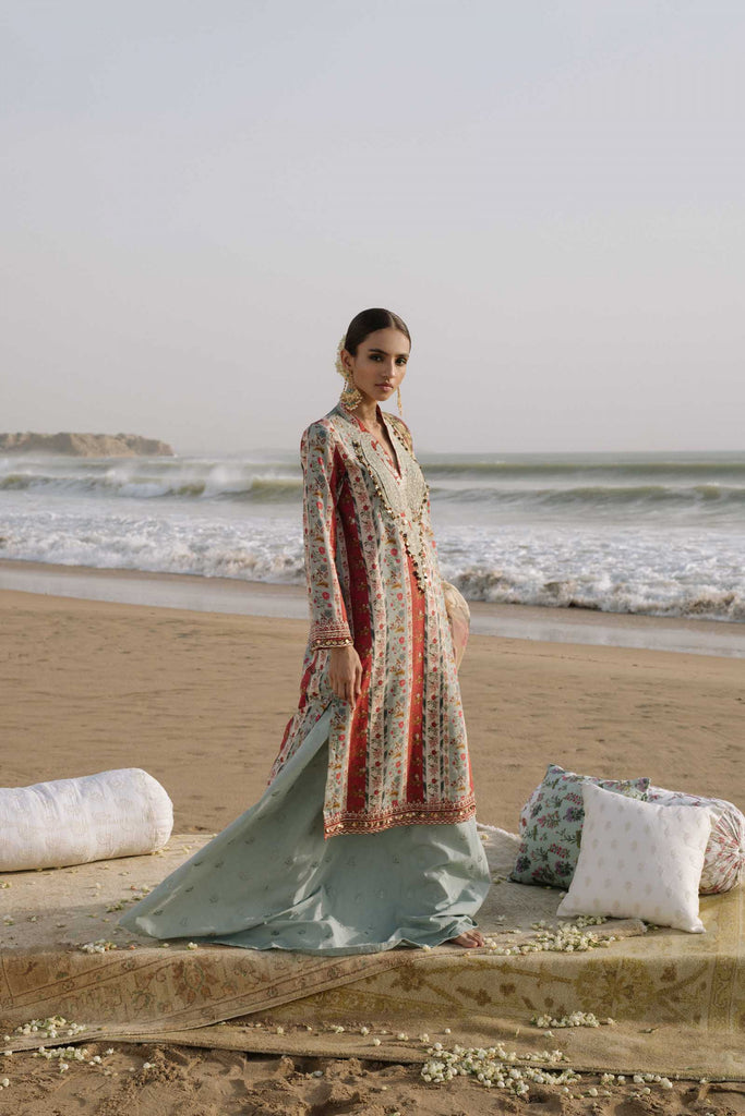 Zara Shahjahan Luxury Lawn Collection 2019 – Sahil-D8