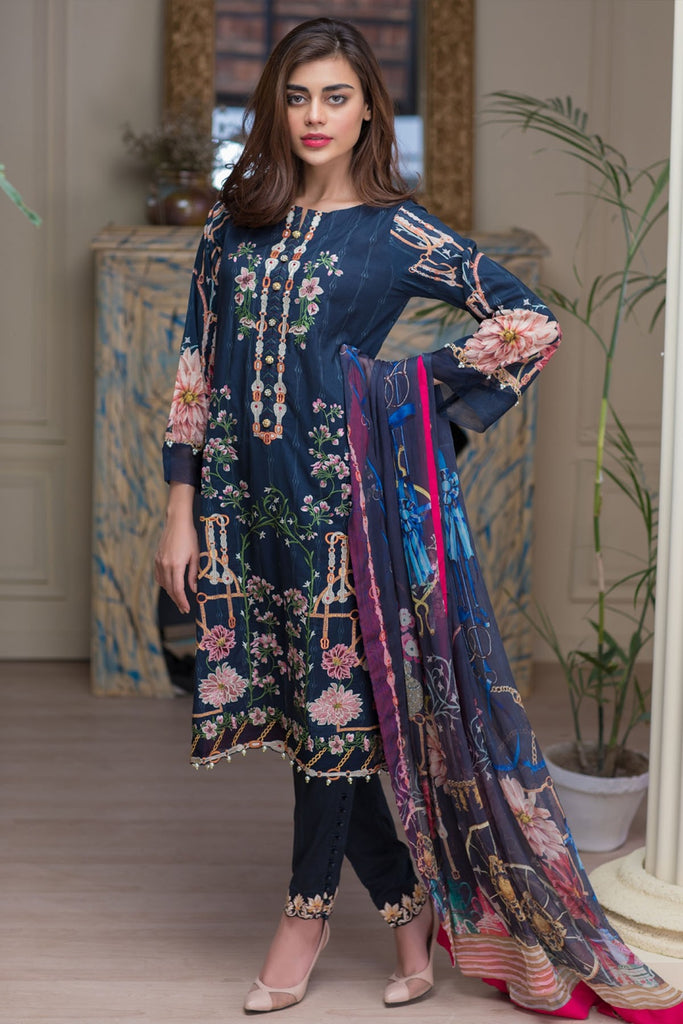 Firdous Malhar Lawn Collection 2018 – MAL-05 – YourLibaas