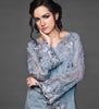 Anaya Festive Chiffon Collection – Silver Green - YourLibaas
 - 2