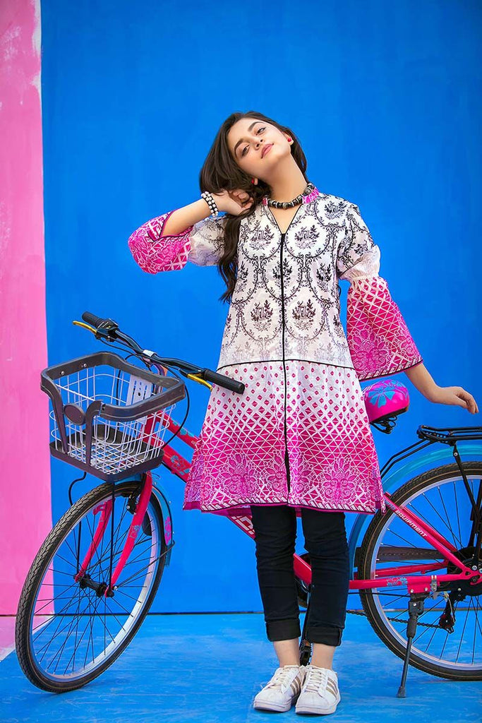 Gul Ahmed YOLO Collection 2018 – Pink 1 Pc Printed Lawn Shirt SL-426 A