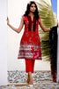 AlKaram Spring/Summer - 3 Piece Printed Embroidered – SS-09 Red