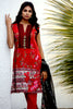 AlKaram Spring/Summer - 3 Piece Printed Embroidered – SS-09 Red
