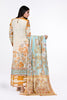 AlKaram Spring/Summer 2018 – 3 Piece Printed Lawn – SS-19 Beige