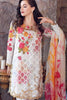Gul Ahmed Luxury Festive Eid Collection - White 3 Pc Premium Embroidered Chiffon FE-54