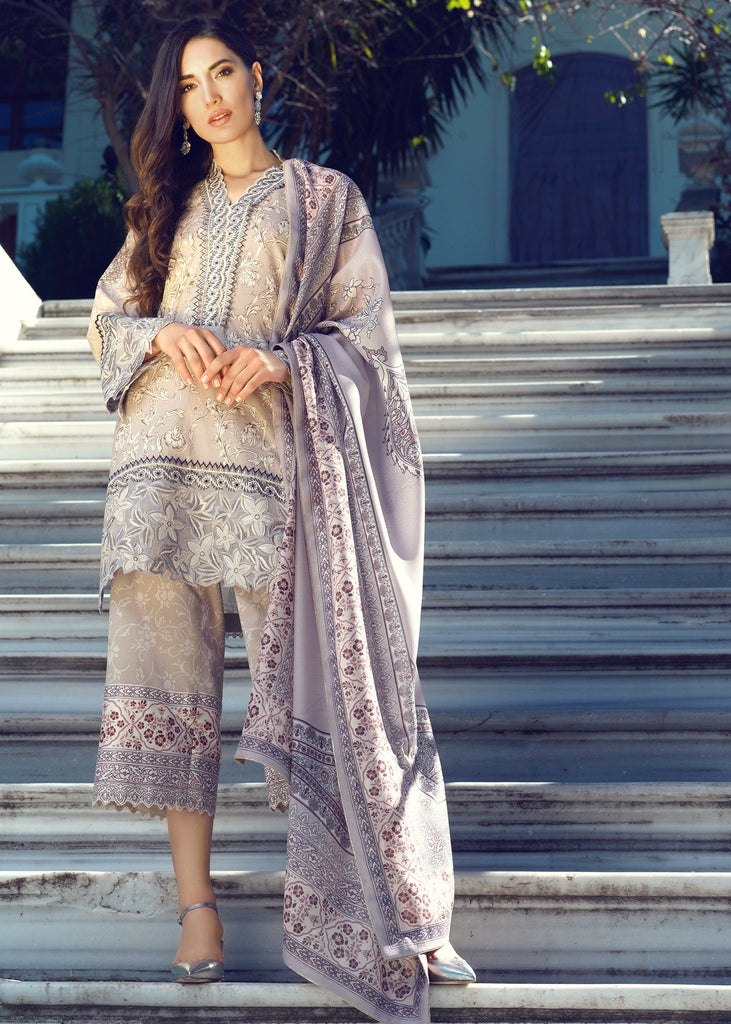 Tena Durrani Luxury Lawn Collection 2019 – Ferazia (B)