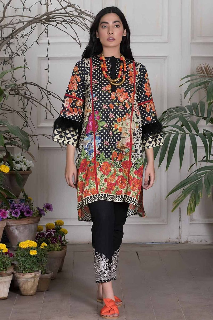 Khaadi Summer Lawn Collection 2018 Vol-2 – T18201 Black