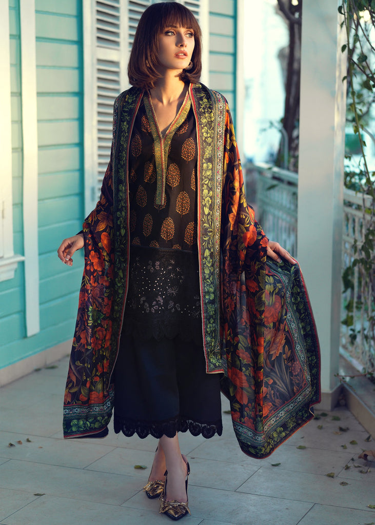 Tena Durrani Luxury Lawn Collection 2019 – Carnation (A)
