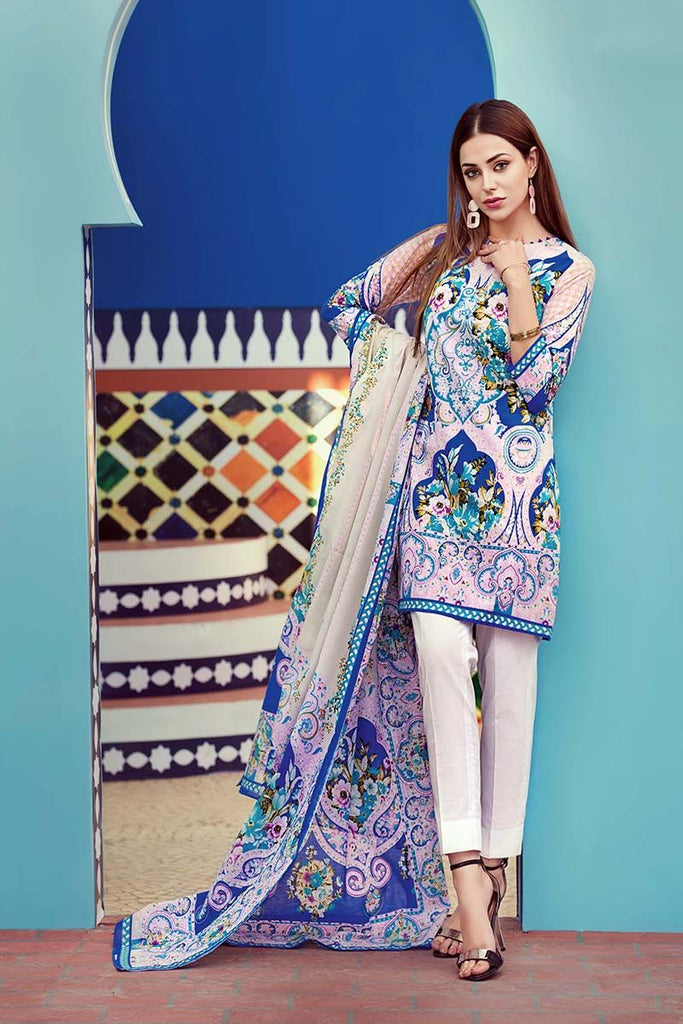 Gul Ahmed Summer Essential Collection 2018 – Multi 2 Pc Printed Lawn TL-112 A