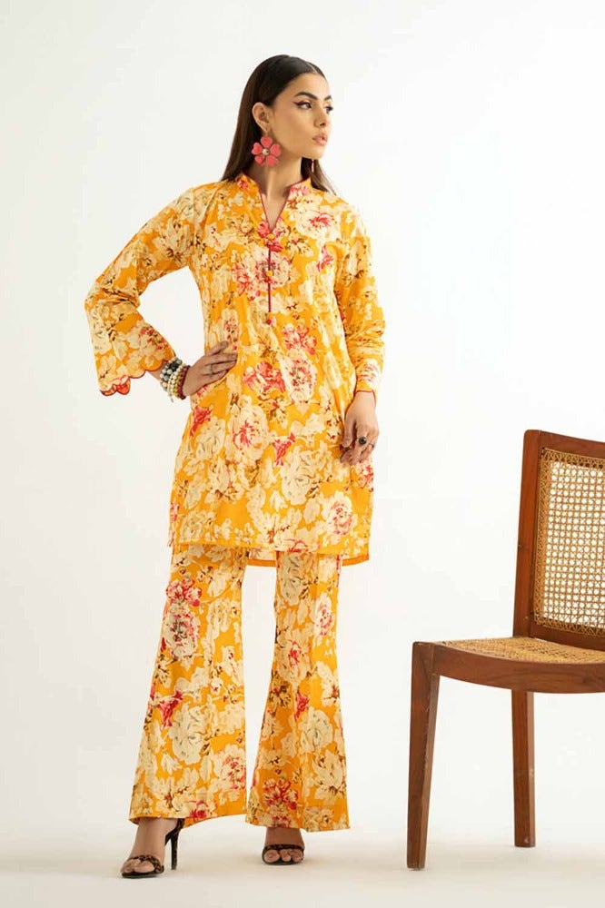 Gul Ahmed Summer Essential 2024 – 2PC Printed Lawn Suit TL-42017