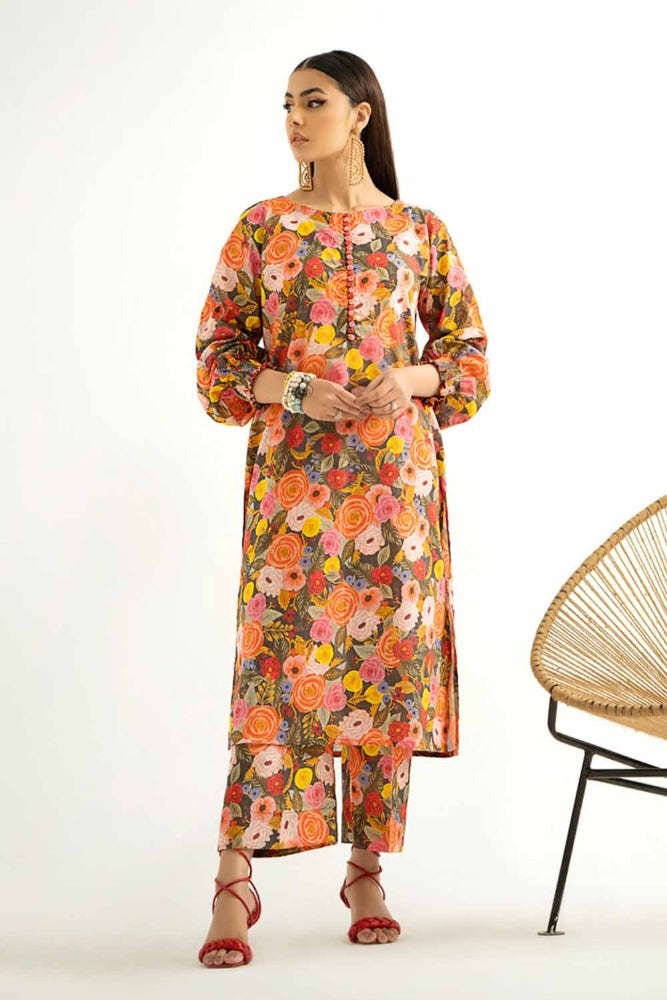 Gul Ahmed Summer Essential 2024 – 2PC Printed Lawn Suit TL-42027