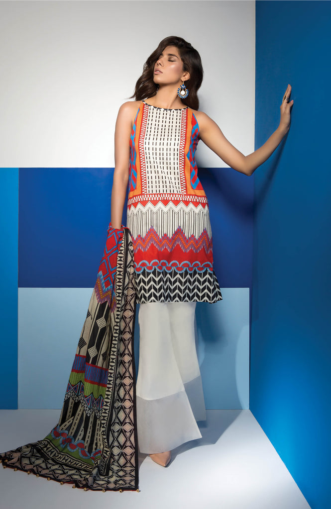 Sapphire Lawn Vol-3 Eid Edition 2017 – Tribal Trip B