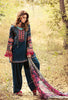 Gul Ahmed Gypsy Folk Lawn Collection - Navy Blue 3 PC Bamber Embroidered GL-03