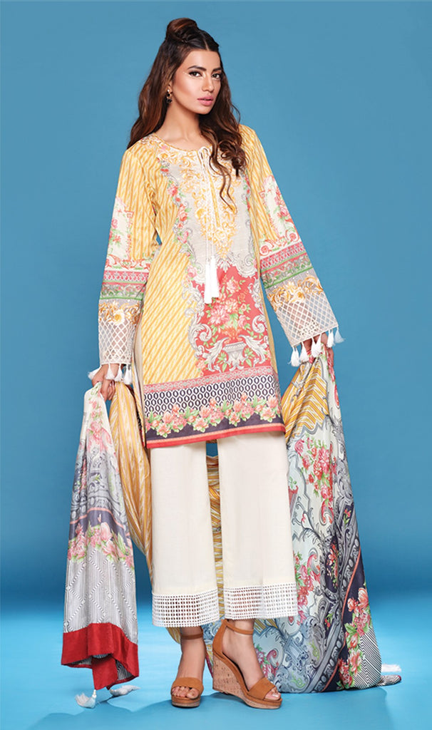 Sapphire Lawn Collection 2016 – Eid Edition –  Regal Ornate B - YourLibaas
 - 1