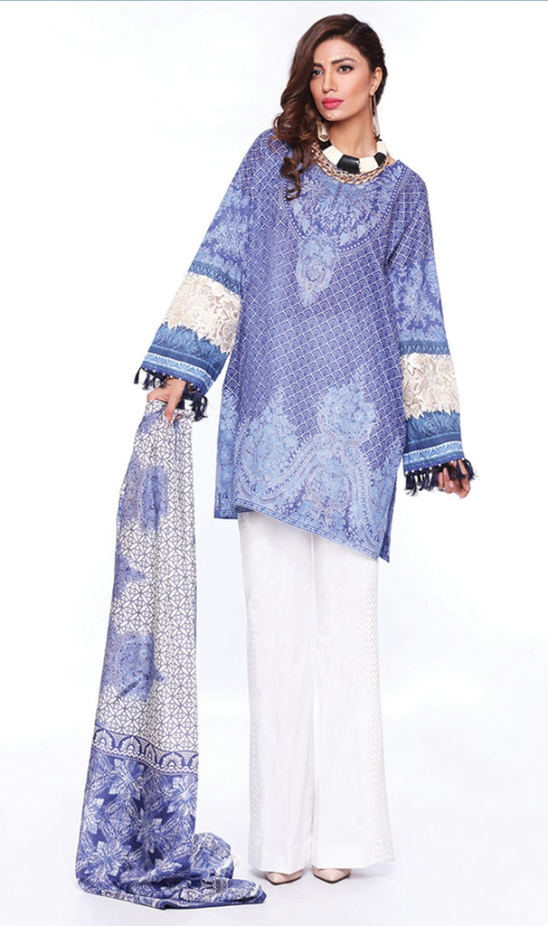 Sapphire Lawn Collection 2016 – Eid Edition –  Victorian Lace B - YourLibaas
 - 1
