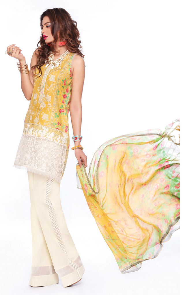 Sapphire Lawn Collection 2016 – Eid Edition –  Pictorial Trellis B - YourLibaas
 - 1