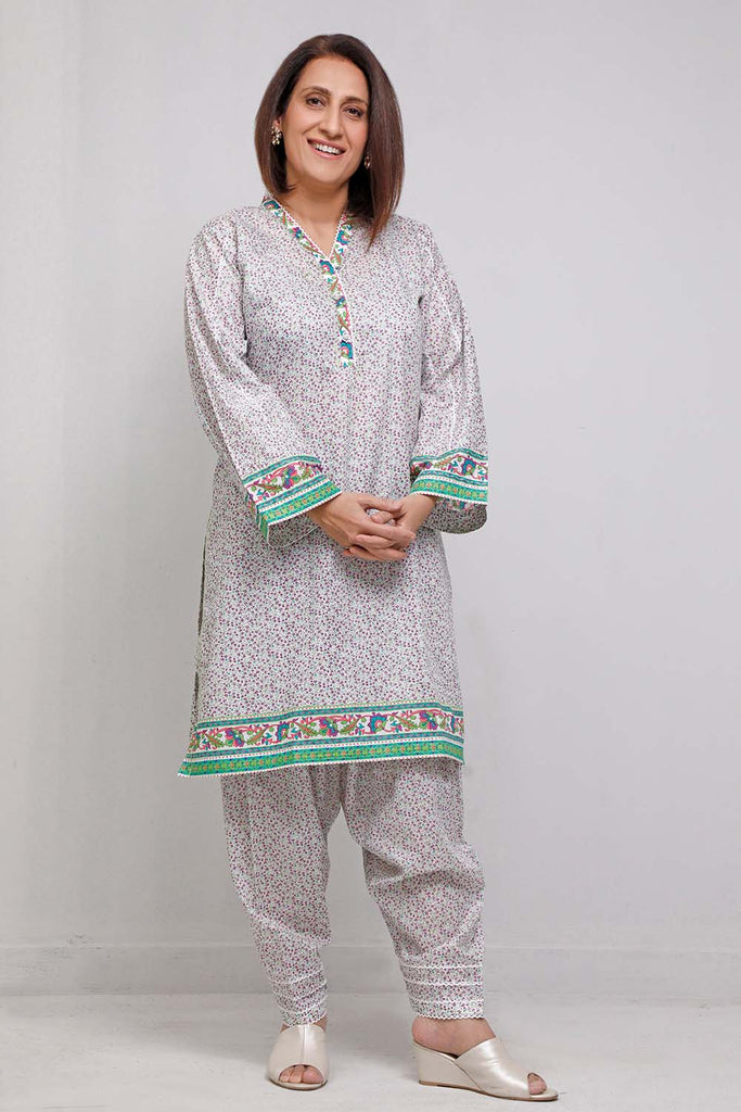 Gul Ahmed Summer Basic Lawn 2021 · 1PC Unstitched Printed Lawn Fabric SL-920 A