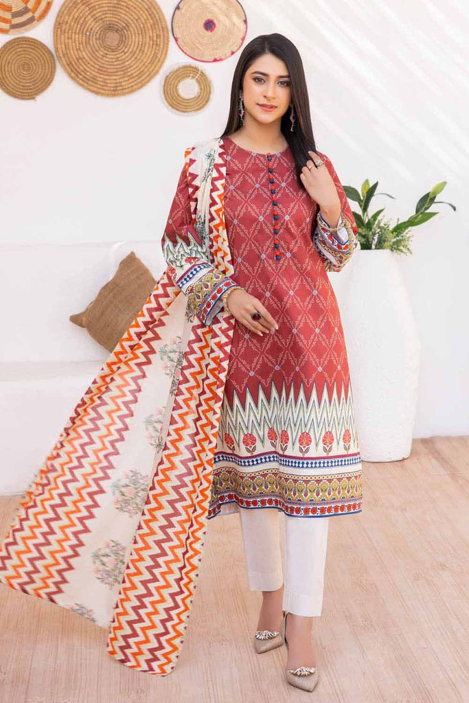Gul Ahmed 2023 – 3PC Lawn Printed Suit CL-32399