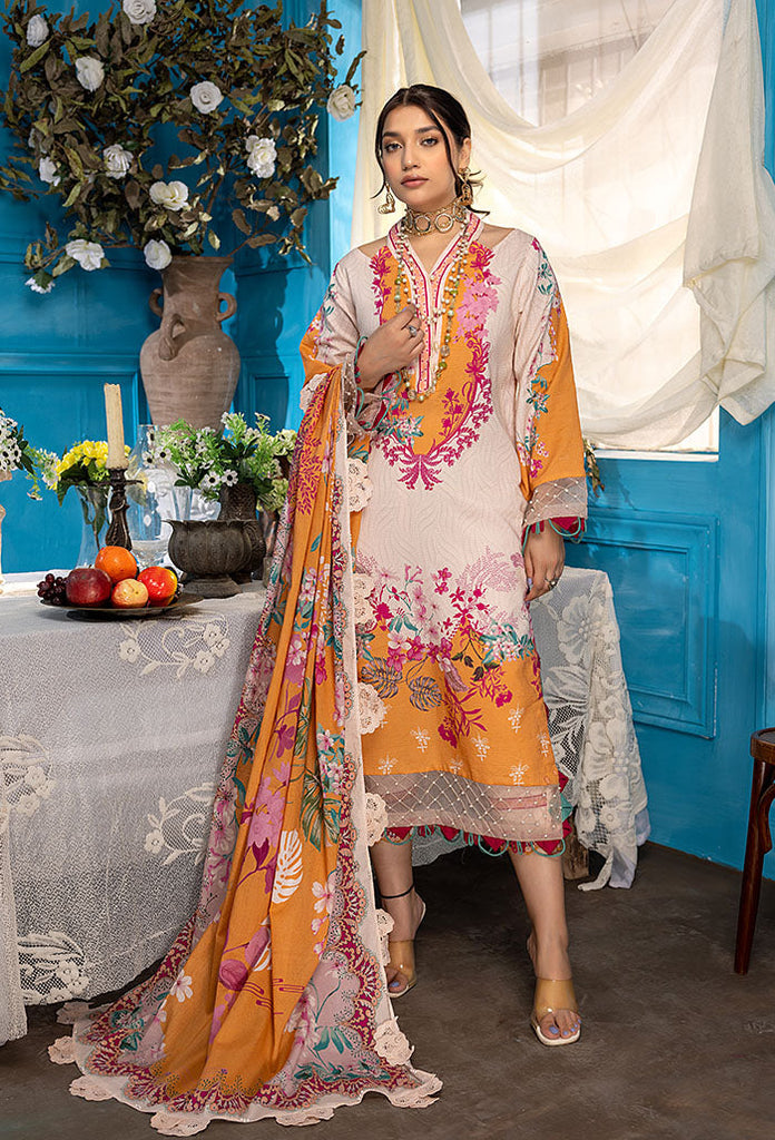 Aangan Printed Lawn Collection – AG-06