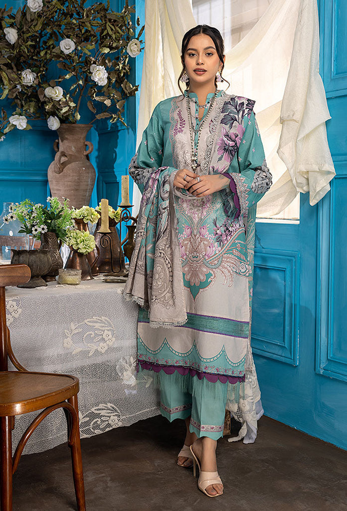 Aangan Printed Lawn Collection – AG-08