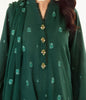 Zellbury Embroidered Shirt Shalwar Dupatta - Green - Khaddar Suit-0302