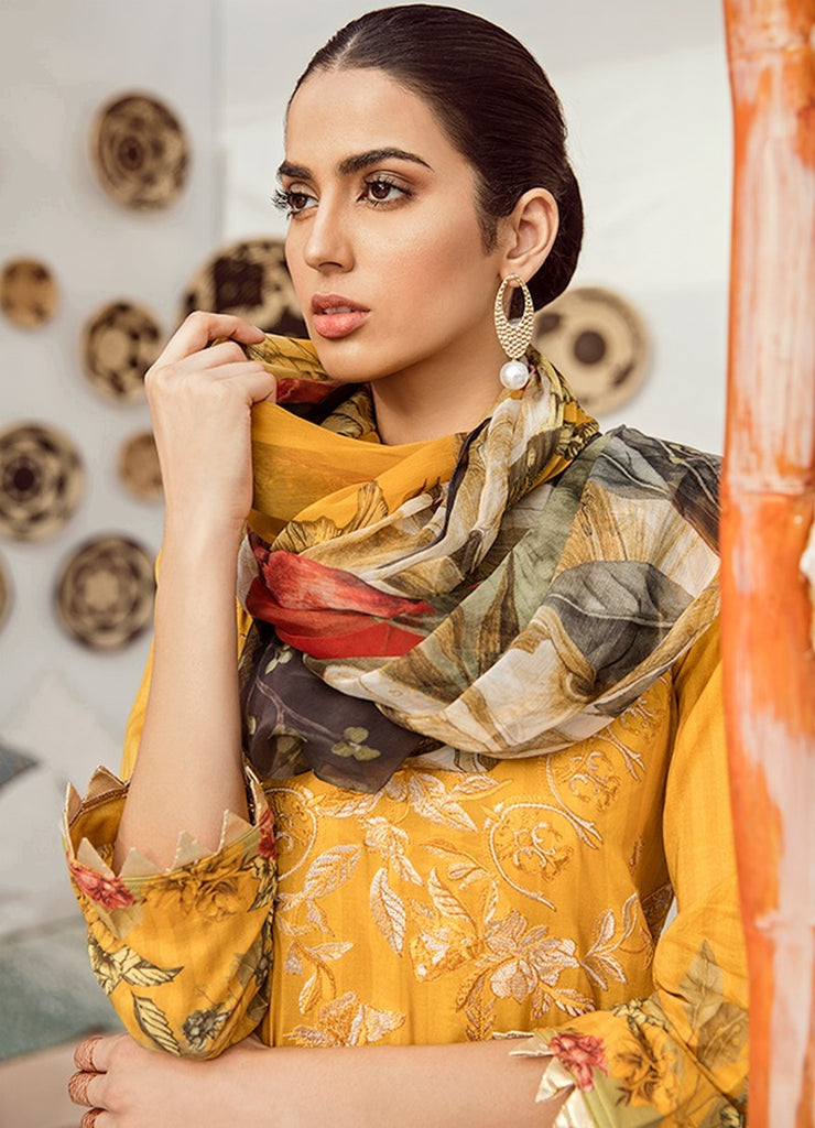 Iznik Chinon Lawn Collection Vol 3 2019 – 01 Citrus