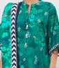 Zellbury Intermix Collection – Shirt Shalwar Dupatta - Green - Cambric Suit-0632 - WUC23X30632